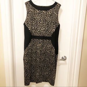 Melanie Lyne Animal spring Cocktail Dress Size 16